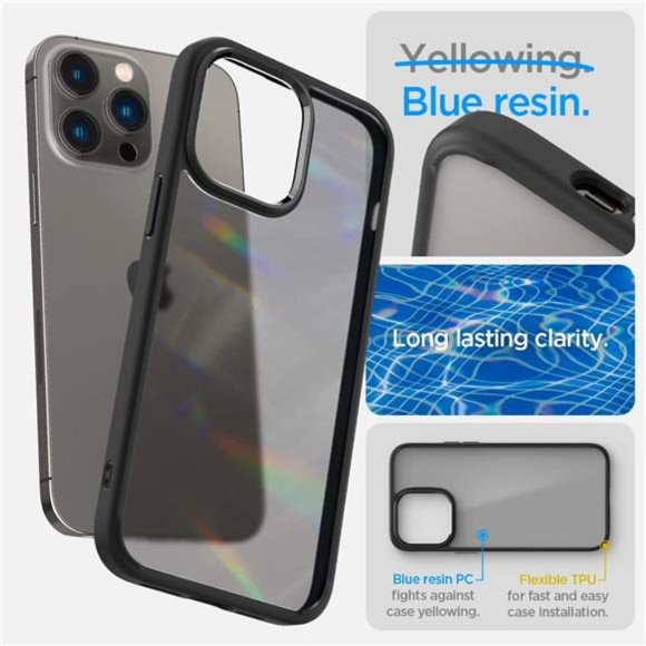 Slim Ultra Hybrid Designed for iPhone 14 Pro Max Case (2022) TPU-PC Back - Picture 4 of 7